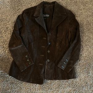 Root beer brown Leather jacket